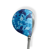 Fairway Wood / Hybrid Left Handed Tie Dye Ocean Breeze Vinyl Wrap Skin