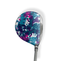 Fairway Wood / Hybrid Left Handed Tie Dye Teen Spirit Vinyl Wrap Skin