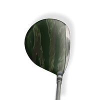 Fairway Wood / Hybrid Left Handed Vietnam Tiger Stripe Army Dark Green Vinyl Wrap Skin
