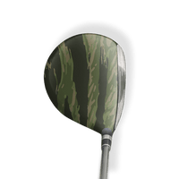 Fairway Wood / Hybrid Left Handed Vietnam Tiger Stripe Army Green Vinyl Wrap Skin