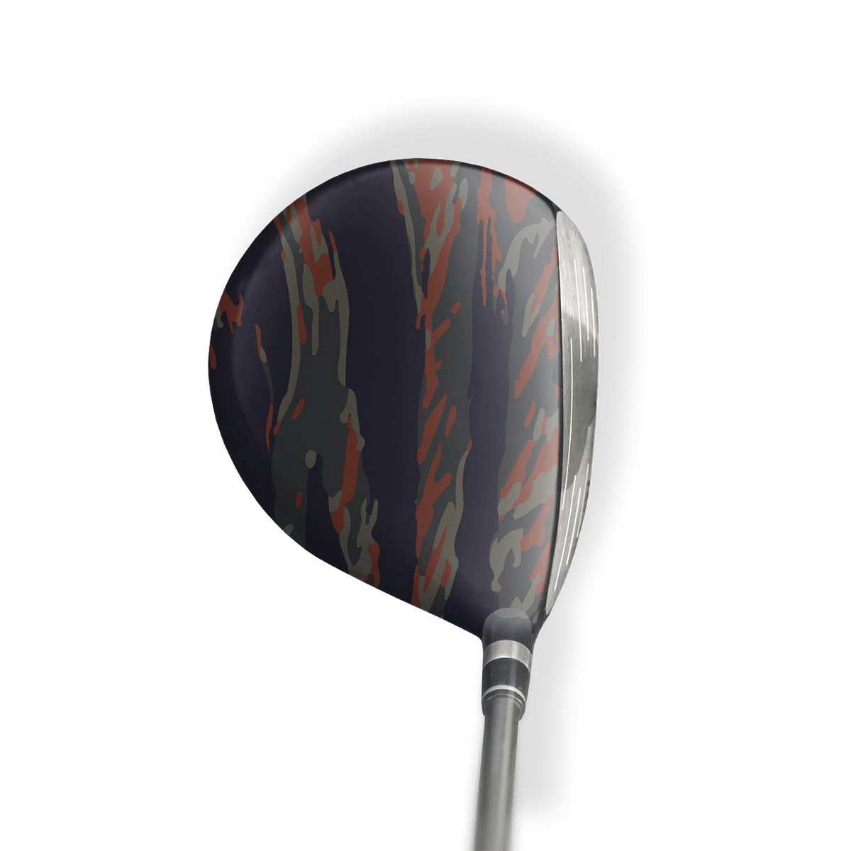 Fairway Wood / Hybrid Left Handed Vietnam Tiger Stripe Blue Copper Vinyl Wrap Skin