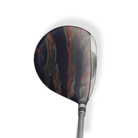 Fairway Wood / Hybrid Left Handed Vietnam Tiger Stripe Blue Copper Vinyl Wrap Skin