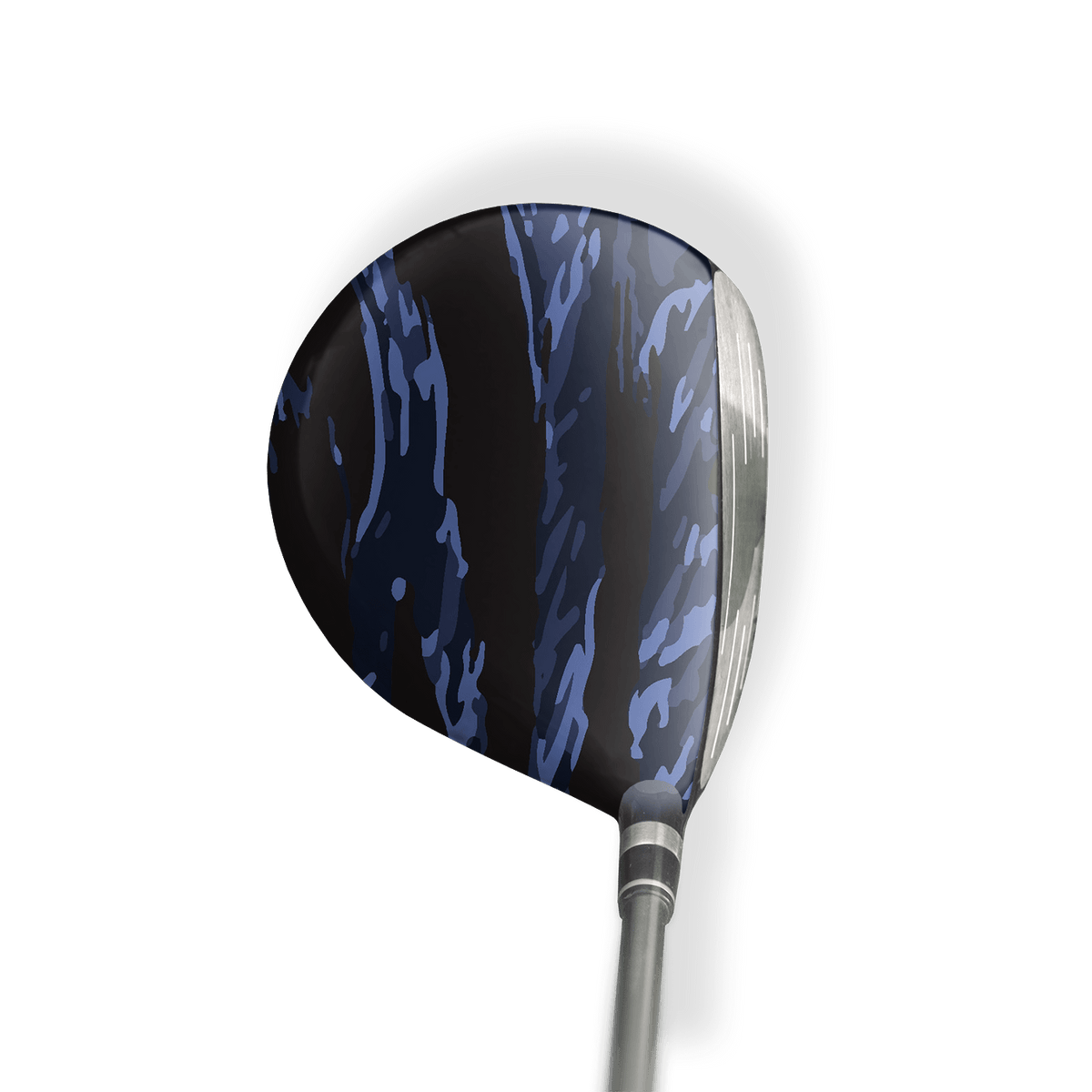 Fairway Wood / Hybrid Left Handed Vietnam Tiger Stripe Blue Midnight Vinyl Wrap Skin