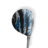 Fairway Wood / Hybrid Left Handed Vietnam Tiger Stripe Blue Tiger Vinyl Wrap Skin