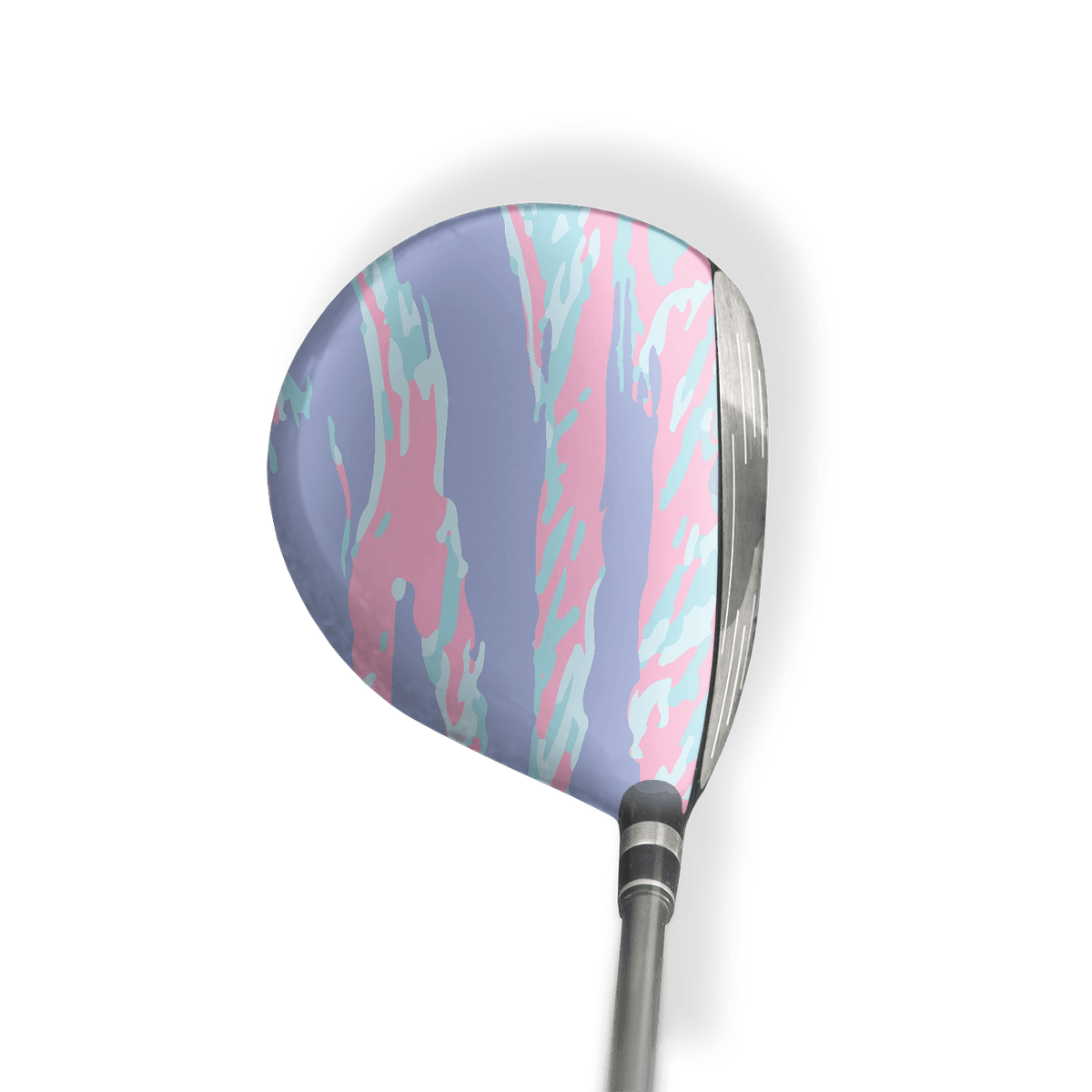 Fairway Wood / Hybrid Left Handed Vietnam Tiger Stripe Cotton Candy Vinyl Wrap Skin