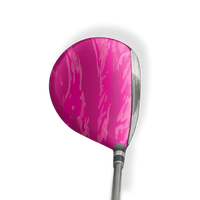 Fairway Wood / Hybrid Left Handed Vietnam Tiger Stripe Elite Magenta Vinyl Wrap Skin
