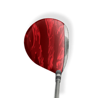 Fairway Wood / Hybrid Left Handed Vietnam Tiger Stripe Elite Red Vinyl Wrap Skin