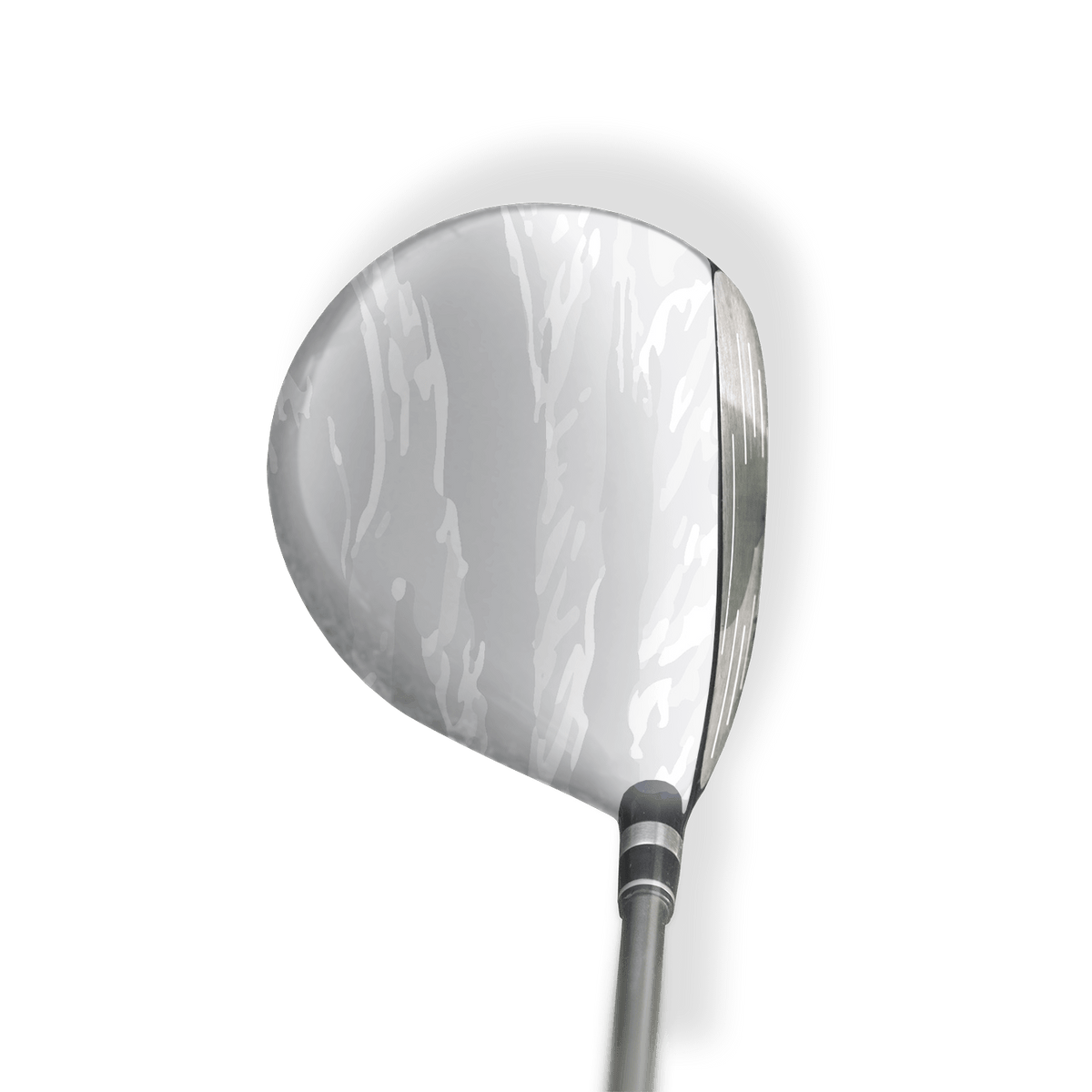 Fairway Wood / Hybrid Left Handed Vietnam Tiger Stripe Elite White Vinyl Wrap Skin