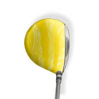 Fairway Wood / Hybrid Left Handed Vietnam Tiger Stripe Elite Yellow Vinyl Wrap Skin