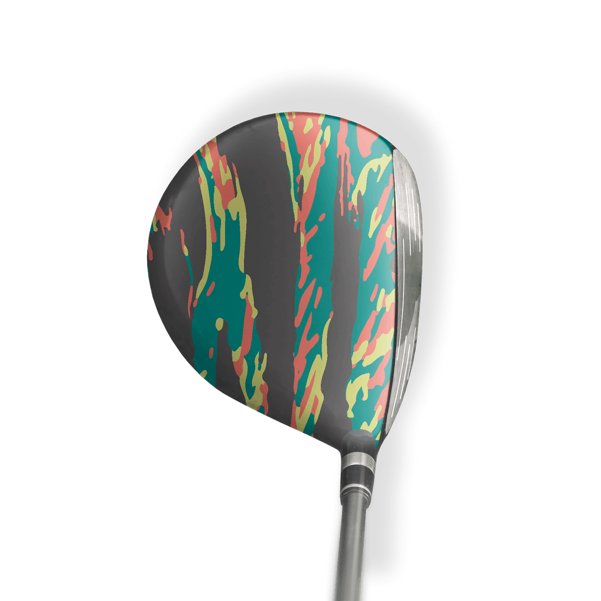 Fairway Wood / Hybrid Left Handed Vietnam Tiger Stripe Fiesta Vinyl Wrap Skin