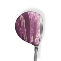 Fairway Wood / Hybrid Left Handed Vietnam Tiger Stripe Floral Vinyl Wrap Skin