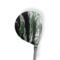 Fairway Wood / Hybrid Left Handed Vietnam Tiger Stripe Green Tiger Vinyl Wrap Skin