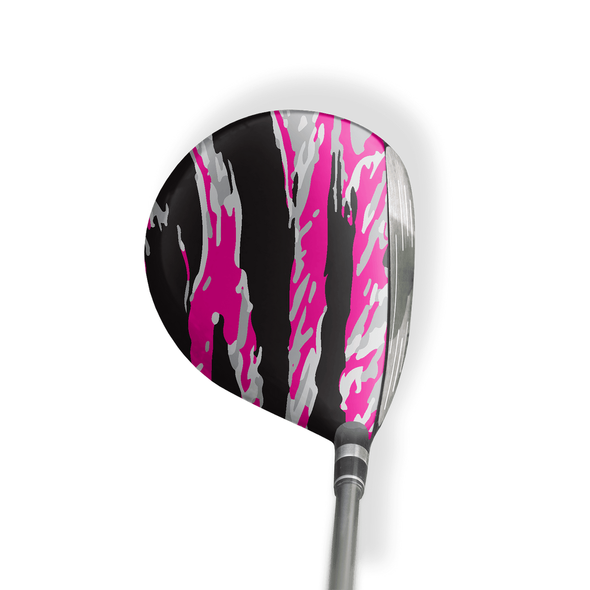 Fairway Wood / Hybrid Left Handed Vietnam Tiger Stripe Magenta Tiger Vinyl Wrap Skin
