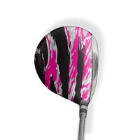 Fairway Wood / Hybrid Left Handed Vietnam Tiger Stripe Magenta Tiger Vinyl Wrap Skin