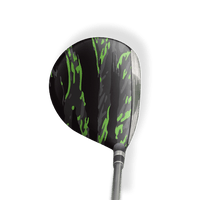 Fairway Wood / Hybrid Left Handed Vietnam Tiger Stripe Metro Green Vinyl Wrap Skin