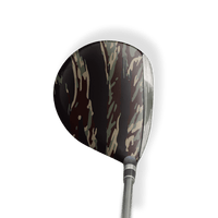 Fairway Wood / Hybrid Left Handed Vietnam Tiger Stripe Militant Blood Vinyl Wrap Skin