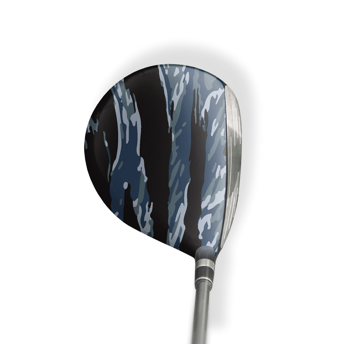 Fairway Wood / Hybrid Left Handed Vietnam Tiger Stripe Navy Vinyl Wrap Skin