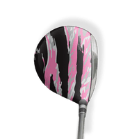 Fairway Wood / Hybrid Left Handed Vietnam Tiger Stripe Pink Tiger Vinyl Wrap Skin