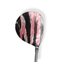 Fairway Wood / Hybrid Left Handed Vietnam Tiger Stripe Pink Vinyl Wrap Skin