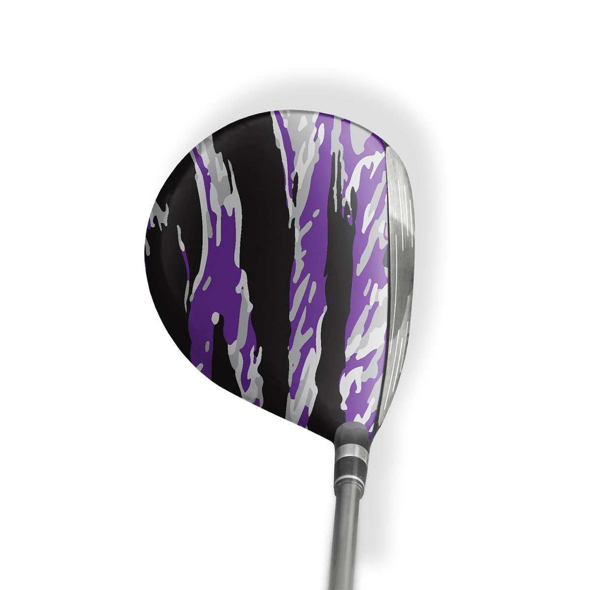 Fairway Wood / Hybrid Left Handed Vietnam Tiger Stripe Purple Tiger Vinyl Wrap Skin