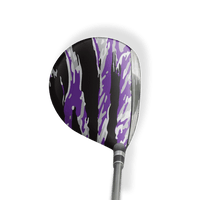 Fairway Wood / Hybrid Left Handed Vietnam Tiger Stripe Purple Tiger Vinyl Wrap Skin