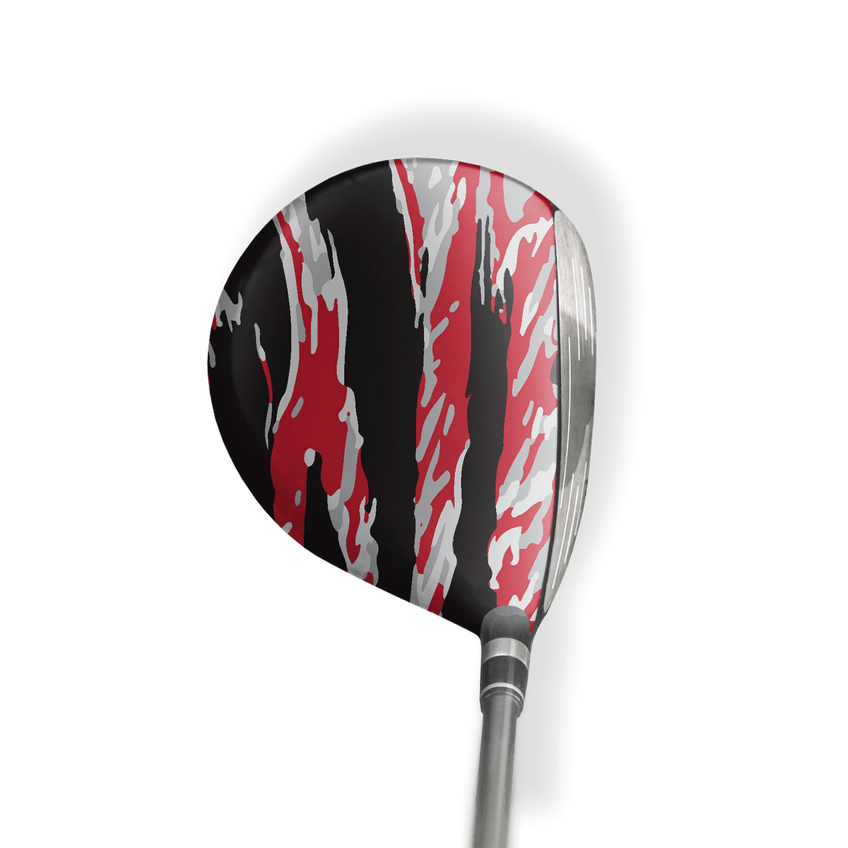 Fairway Wood / Hybrid Left Handed Vietnam Tiger Stripe Red Tiger Vinyl Wrap Skin