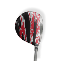 Fairway Wood / Hybrid Left Handed Vietnam Tiger Stripe Red Tiger Vinyl Wrap Skin