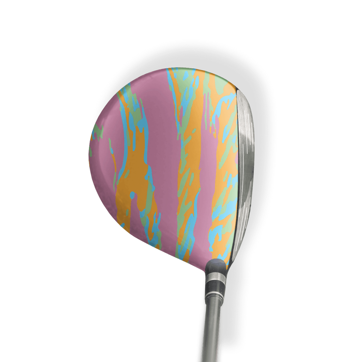 Fairway Wood / Hybrid Left Handed Vietnam Tiger Stripe Sherbert Vinyl Wrap Skin