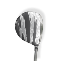 Fairway Wood / Hybrid Left Handed Vietnam Tiger Stripe Snow Vinyl Wrap Skin