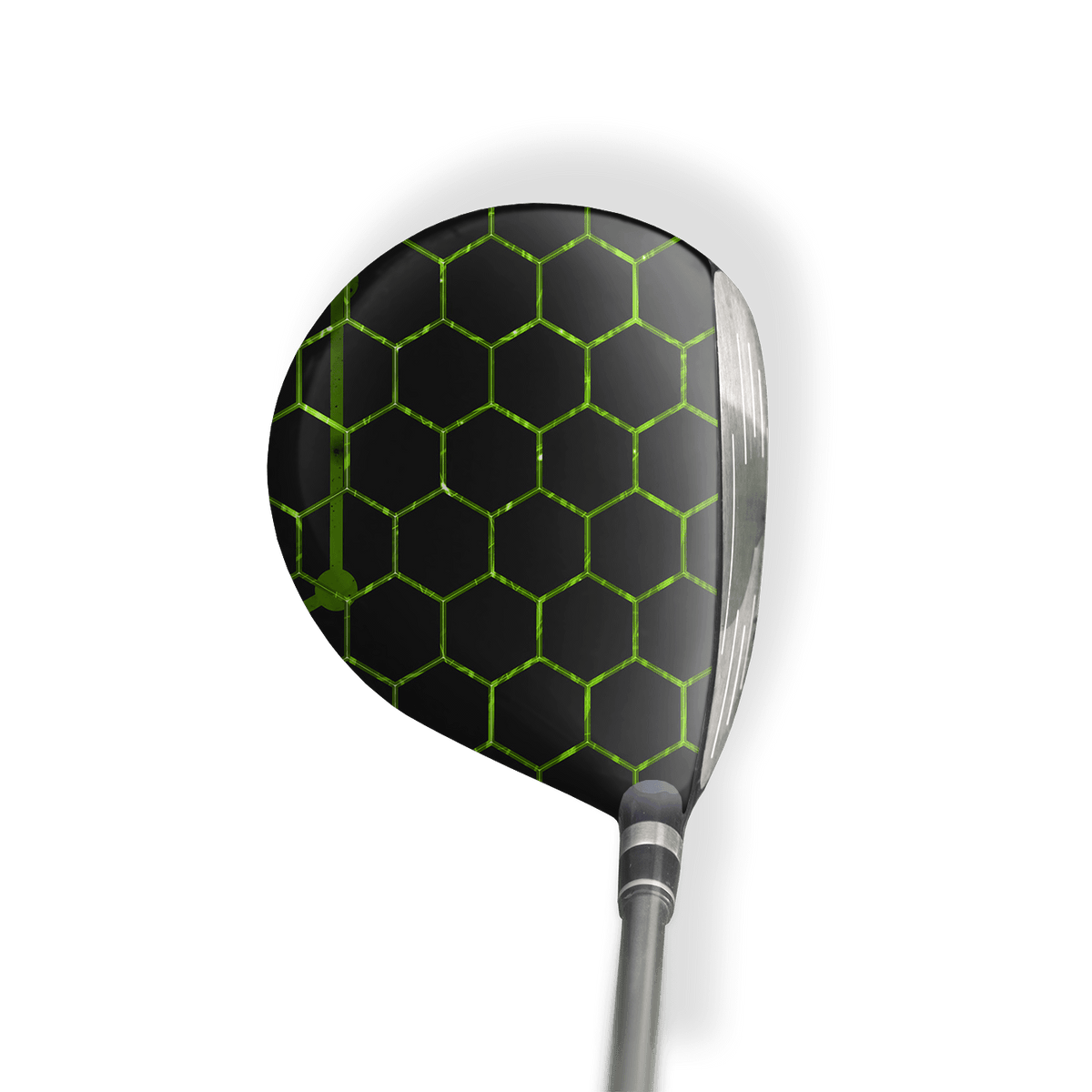 Fairway Wood / Hybrid Left Handed Vivid Hex Green Vinyl Wrap Skin