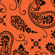 Bandana Orange & Black