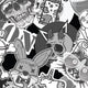 Sticker Bomb Grayscale