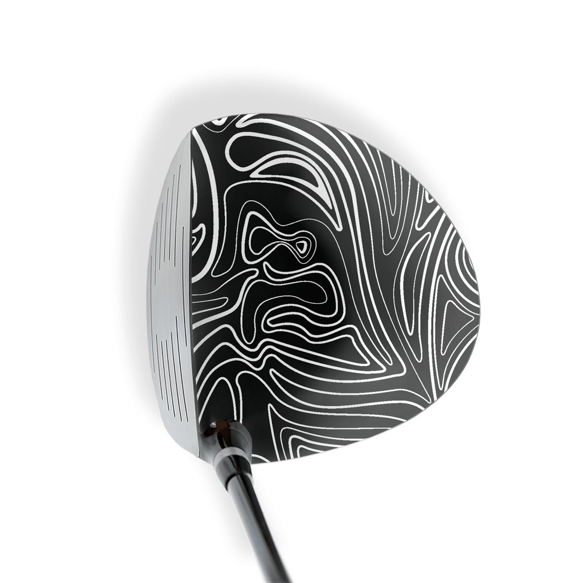 Driver Right Handed Damascus Black Vinyl Wrap Skin