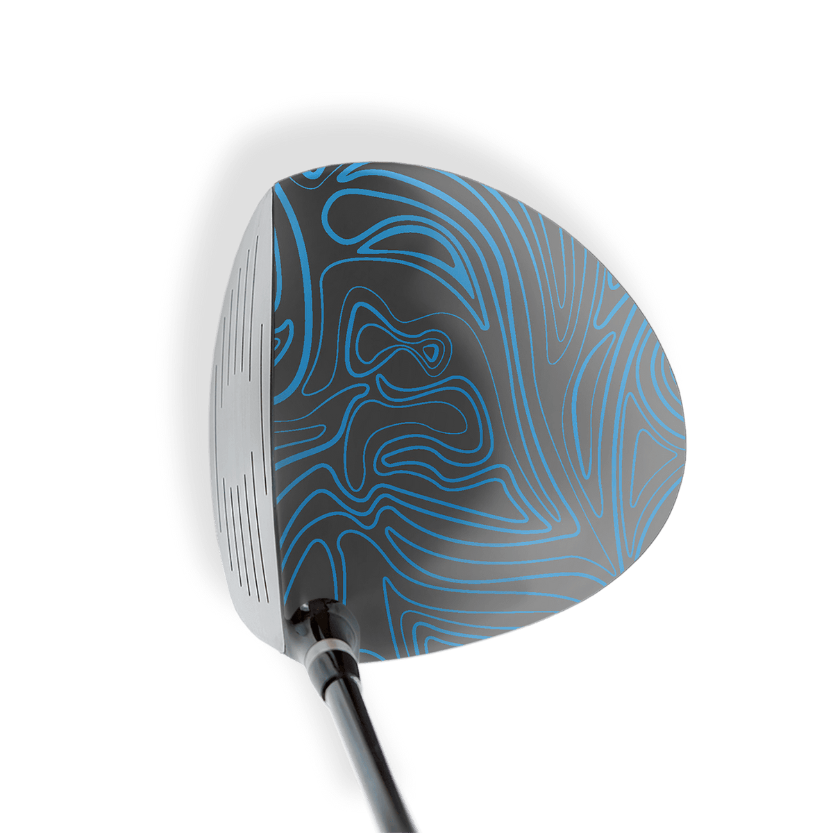 Driver Right Handed Damascus Blue Vinyl Wrap Skin