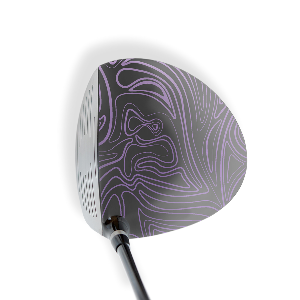 Driver Right Handed Damascus Purple Vinyl Wrap Skin