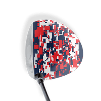 Driver Right Handed Digital America Vinyl Wrap Skin
