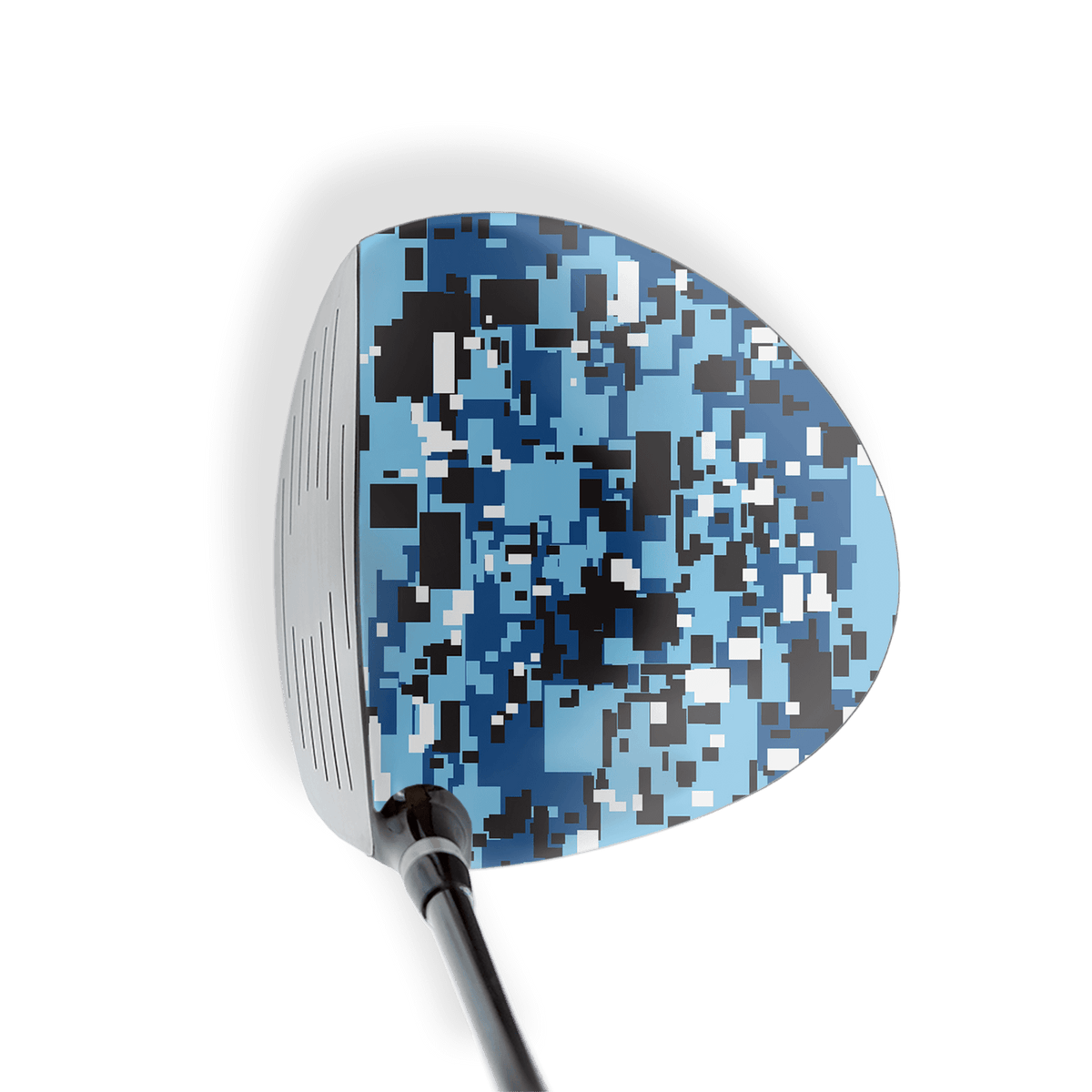 Driver Right Handed Digital Baby Blue Vinyl Wrap Skin
