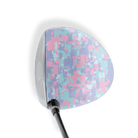 Driver Right Handed Digital Cotton Candy Vinyl Wrap Skin