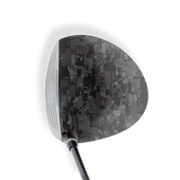 Driver Right Handed Digital Elite Black Vinyl Wrap Skin