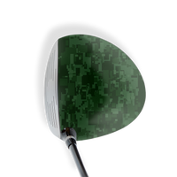 Driver Right Handed Digital Elite Green Vinyl Wrap Skin