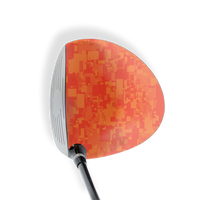 Driver Right Handed Digital Elite Orange Vinyl Wrap Skin