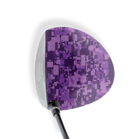 Driver Right Handed Digital Elite Purple Vinyl Wrap Skin