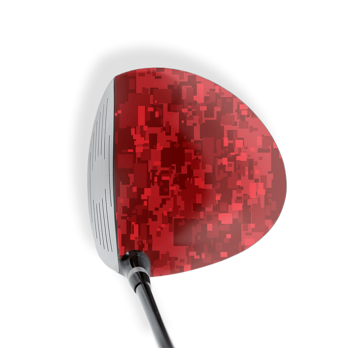 Driver Right Handed Digital Elite Red Vinyl Wrap Skin