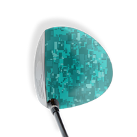 Driver Right Handed Digital Elite Tiffany Blue Vinyl Wrap Skin