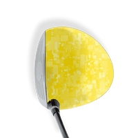 Driver Right Handed Digital Elite Yellow Vinyl Wrap Skin