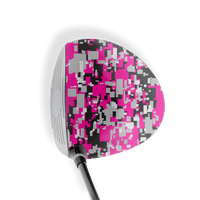 Driver Right Handed Digital Magenta Tiger Vinyl Wrap Skin