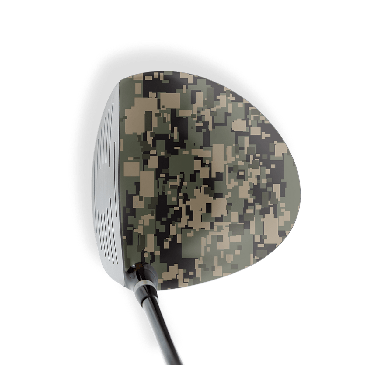Driver Right Handed Digital Militant Green Vinyl Wrap Skin