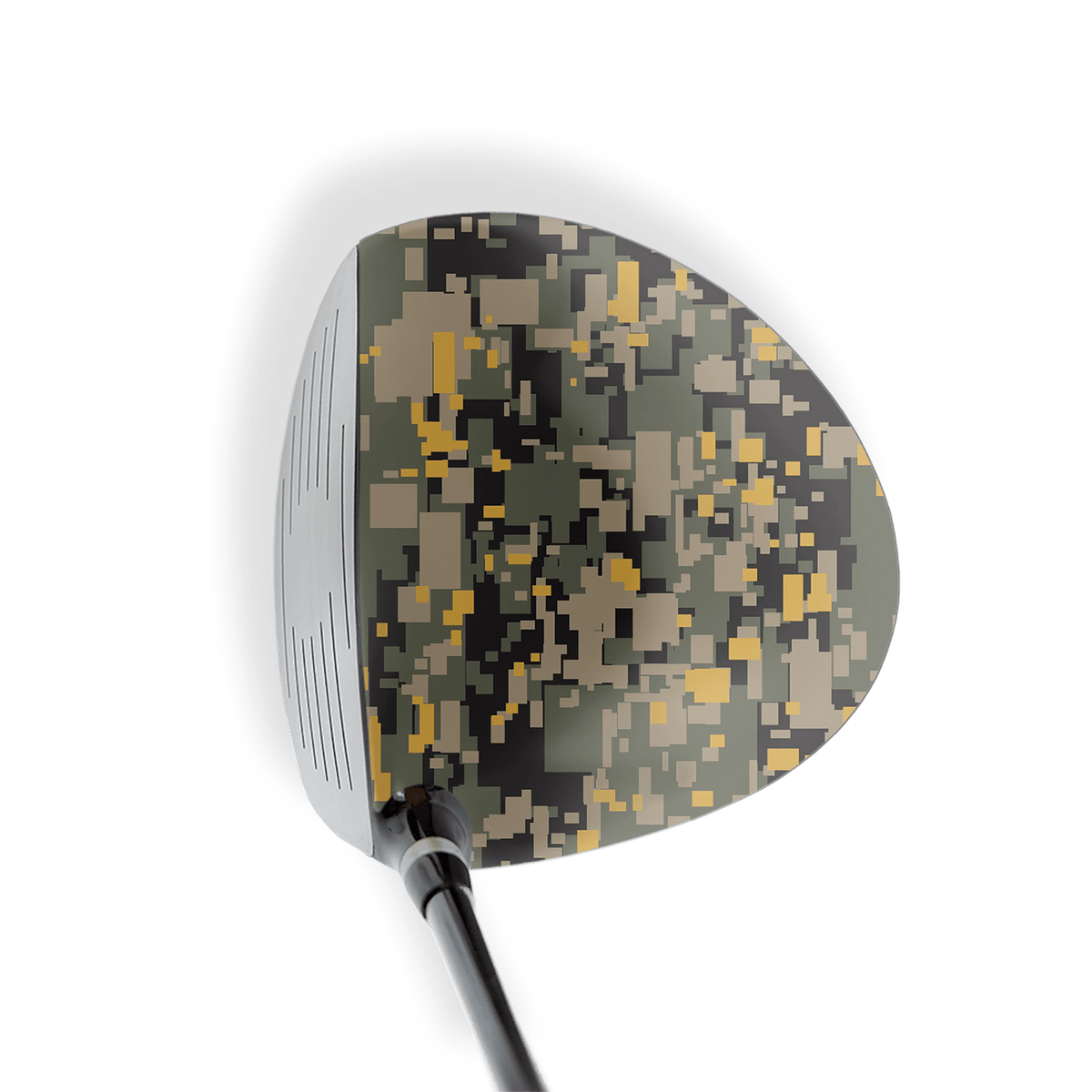 Driver Right Handed Digital Militant Yellow Vinyl Wrap Skin