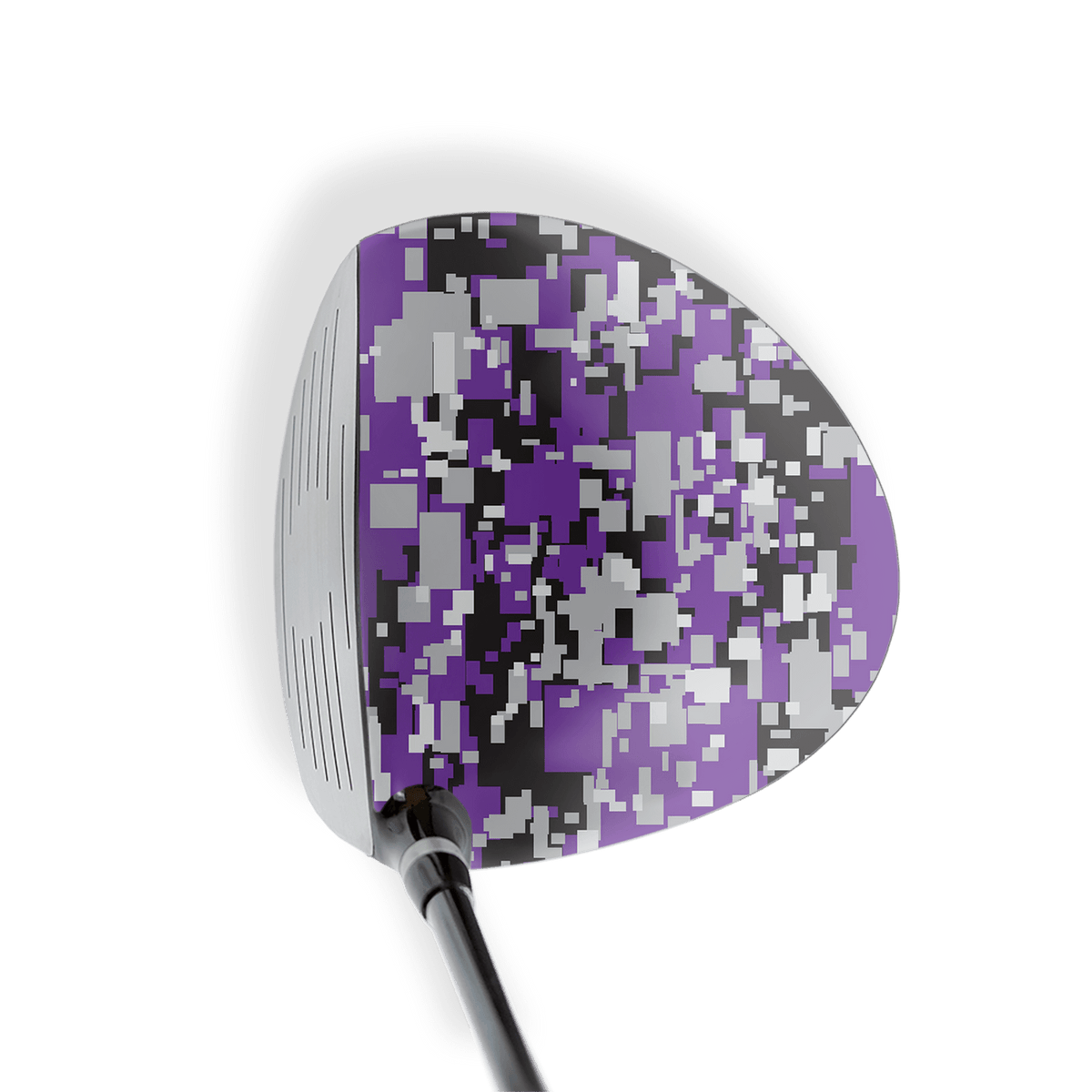 Driver Right Handed Digital Purple Tiger Vinyl Wrap Skin