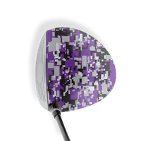 Driver Right Handed Digital Purple Tiger Vinyl Wrap Skin